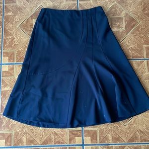 East5th Black flare a line skirt